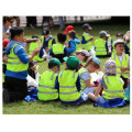 Grundschüler Hi Vis Viz Sichtbarkeit Sicherheit Weste Kinder Jacke Weste Mit Klettverschluss Reflektierende